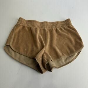 Aritzia Sunday Best Terry Cloth Sweat Shorts Brown Women’s Size XS